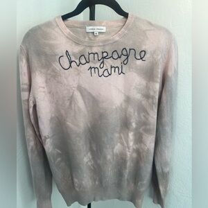 Champagne Mami Tie-Dye Sweater
